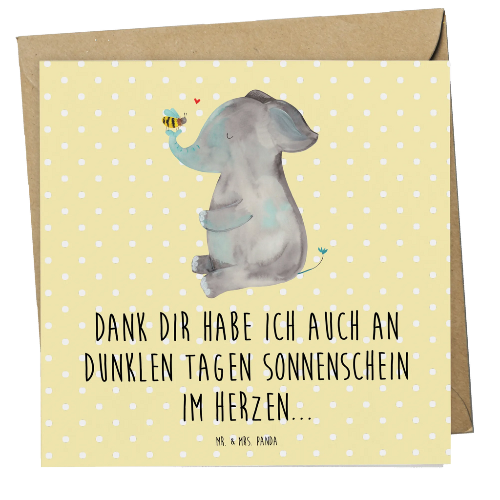 Deluxe Karte Elefant Biene Klappkarte, Glückwunschkarte, Grußkarte, faltkarte, doppelkarte, anlasskarte, Tiere, Lustige Sprüche, Tiermotive, Gute Laune, Liebesspruch, Jahrestag, Hochzeitsgeschenk, Biene, Liebesbeweis, Liebe, Heiratsantrag, Elefant, Liebesgeschenk