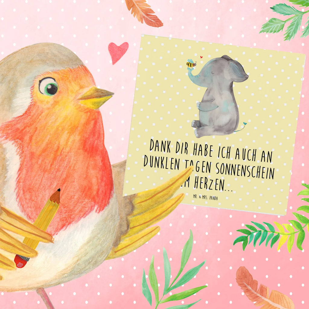 Deluxe Karte Elefant Biene Klappkarte, Glückwunschkarte, Grußkarte, faltkarte, doppelkarte, anlasskarte, Tiere, Lustige Sprüche, Tiermotive, Gute Laune, Liebesspruch, Jahrestag, Hochzeitsgeschenk, Biene, Liebesbeweis, Liebe, Heiratsantrag, Elefant, Liebesgeschenk