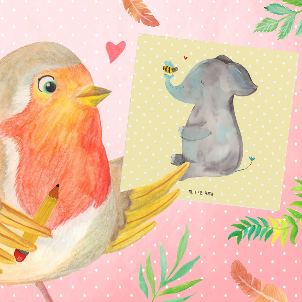 Deluxe Karte Elefant Biene Klappkarte, Glückwunschkarte, Grußkarte, faltkarte, doppelkarte, anlasskarte, Tiere, Lustige Sprüche, Tiermotive, Gute Laune, Liebesspruch, Jahrestag, Hochzeitsgeschenk, Biene, Liebesbeweis, Liebe, Heiratsantrag, Elefant, Liebesgeschenk