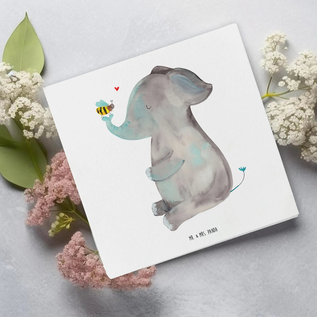 Deluxe Karte Elefant Biene Klappkarte, Glückwunschkarte, Grußkarte, faltkarte, doppelkarte, anlasskarte, Tiere, Lustige Sprüche, Tiermotive, Gute Laune, Liebesspruch, Jahrestag, Hochzeitsgeschenk, Biene, Liebesbeweis, Liebe, Heiratsantrag, Elefant, Liebesgeschenk