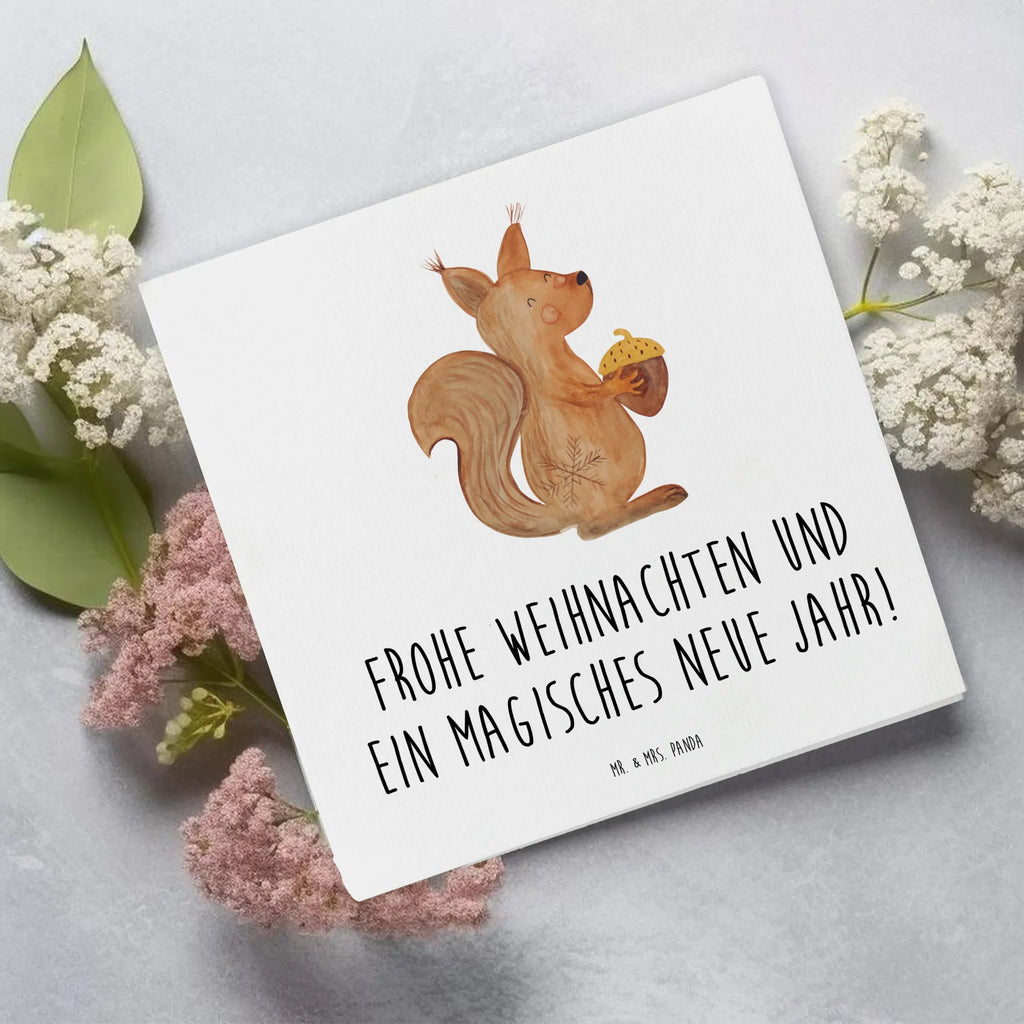 Deluxe Karte Eichhörnchen Weihnachten Hochwertige Klappkarte, Grußkarte, Geburtstagskarte, Einladungskarte, Hochwertige Grußkarte, Karte, Klappkarte, Glückwunschkarte, Hochzeitskarte, Winter, Weihnachten, Weihnachtsdeko, Nikolaus, Advent, Heiligabend, Wintermotiv, Neujahr, Frohes neues Jahr, Vogel, Frohe Weihnachten, Guten Rutsch, Weihnachtsgruß, Weihnachtsmotiv