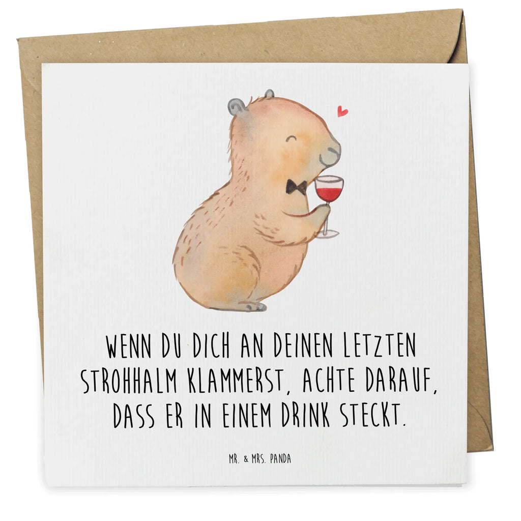 Deluxe Karte Capybara Wein faltkarte, Glückwunschkarte, anlasskarte, Klappkarte, Grußkarte, doppelkarte, Lustige Sprüche, Tiere, Tiermotive, Gute Laune, Adrette Tiere, Wein Spaßbild, Geschenk für Weinkenner, Panda Handzeichnung, Weinliebhaber Geschenk, Stilvolles Capybara, Handgezeichnetes Capybara, Weintrinkendes Nagetier, Capybara Zeichnung, Capybara Kunstwerk, Liebe Zum Wein Spruch, Heiterer Capybara, Capybara Weinflasche