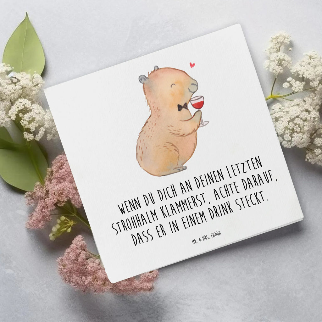 Deluxe Karte Capybara Wein faltkarte, Glückwunschkarte, anlasskarte, Klappkarte, Grußkarte, doppelkarte, Lustige Sprüche, Tiere, Tiermotive, Gute Laune, Adrette Tiere, Wein Spaßbild, Geschenk für Weinkenner, Panda Handzeichnung, Weinliebhaber Geschenk, Stilvolles Capybara, Handgezeichnetes Capybara, Weintrinkendes Nagetier, Capybara Zeichnung, Capybara Kunstwerk, Liebe Zum Wein Spruch, Heiterer Capybara, Capybara Weinflasche