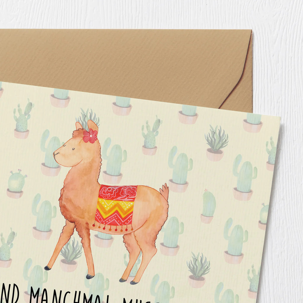 Deluxe Card alpaca Proud anlasskarte, Glückwunschkarte, Grußkarte, doppelkarte, faltkarte, Klappkarte, Alpaka, Lama