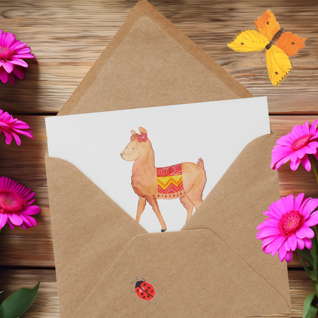 Deluxe Card alpaca Proud anlasskarte, Glückwunschkarte, Grußkarte, doppelkarte, faltkarte, Klappkarte, Alpaka, Lama