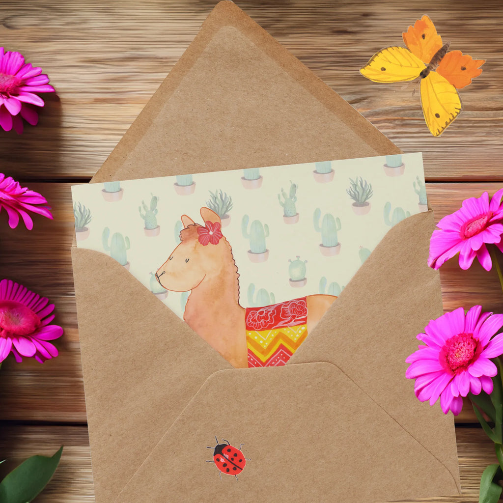 Deluxe Card alpaca Proud anlasskarte, Glückwunschkarte, Grußkarte, doppelkarte, faltkarte, Klappkarte, Alpaka, Lama