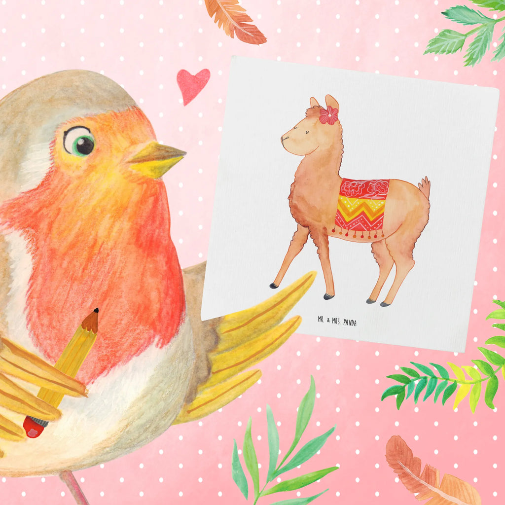 Deluxe Card alpaca Proud anlasskarte, Glückwunschkarte, Grußkarte, doppelkarte, faltkarte, Klappkarte, Alpaka, Lama