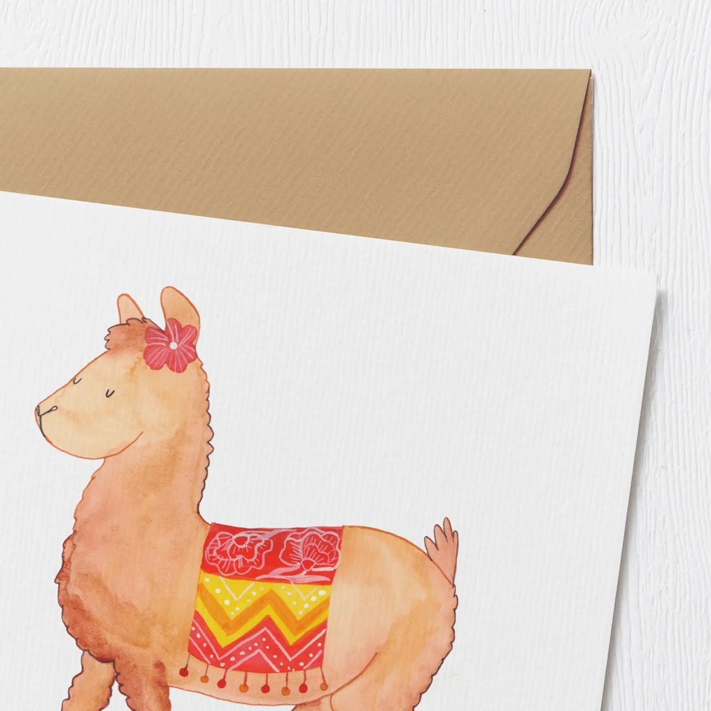 Deluxe Card alpaca Proud anlasskarte, Glückwunschkarte, Grußkarte, doppelkarte, faltkarte, Klappkarte, Alpaka, Lama