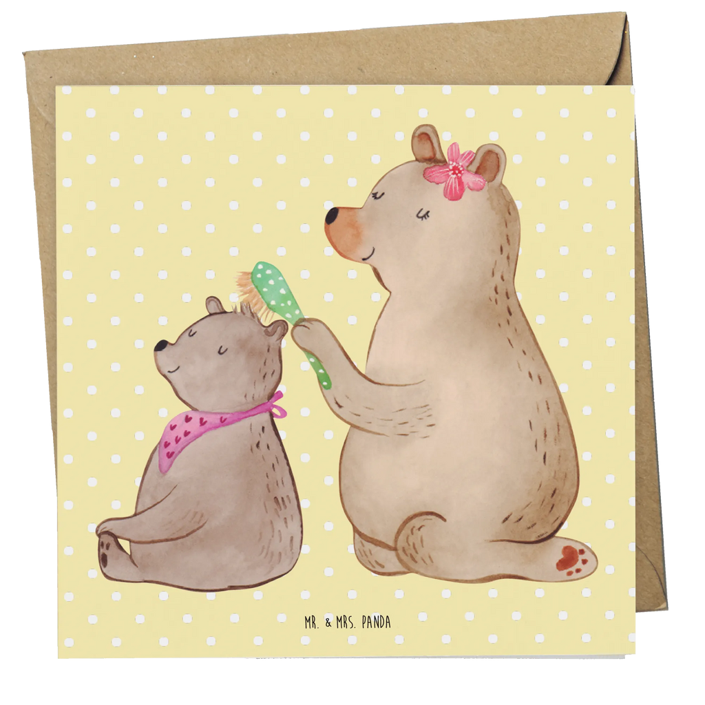 Deluxe Karte Bär Kind Geburtstagskarte, Einladungskarte, Grußkarte, Karte, Klappkarte, Hochzeitskarte, Glückwunschkarte, Hochwertige Klappkarte, Hochwertige Grußkarte, Familie, Vatertag, Muttertag, Bruder, Schwester, Mama, Papa, Oma, Opa, Geschenk, Mutti, Mutter