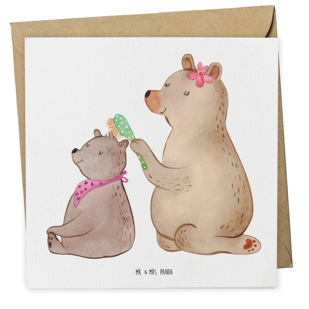 Deluxe Karte Bär Kind Geburtstagskarte, Einladungskarte, Grußkarte, Karte, Klappkarte, Hochzeitskarte, Glückwunschkarte, Hochwertige Klappkarte, Hochwertige Grußkarte, Familie, Vatertag, Muttertag, Bruder, Schwester, Mama, Papa, Oma, Opa, Geschenk, Mutti, Mutter