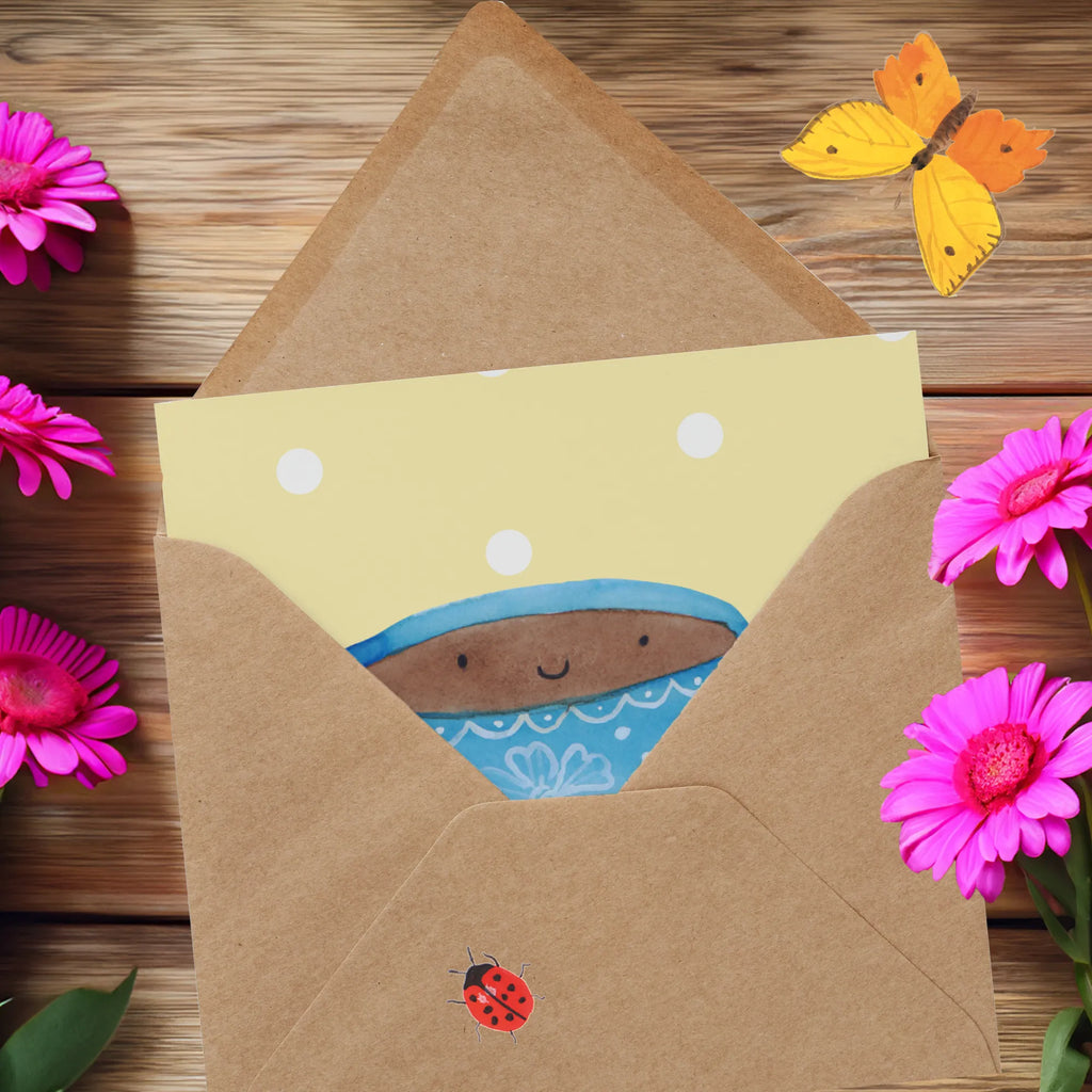 Deluxe Karte Kaffee Tasse faltkarte, doppelkarte, anlasskarte, Grußkarte, Glückwunschkarte, Klappkarte, Tiermotive, Gute Laune, Tiere, Lustige Sprüche, Liebe, Genuss, Tasse, Geschmack, Glücklich, Kaffee