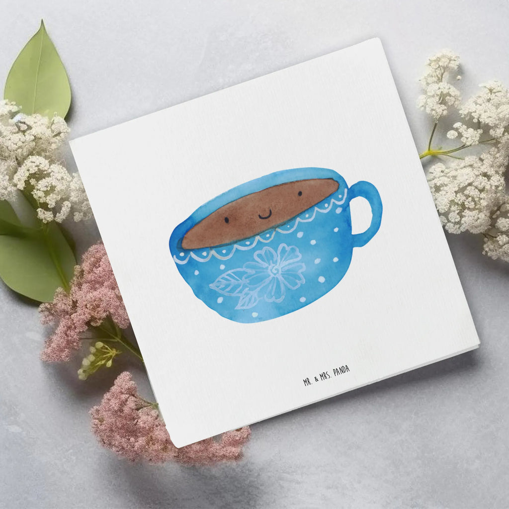 Deluxe Karte Kaffee Tasse faltkarte, doppelkarte, anlasskarte, Grußkarte, Glückwunschkarte, Klappkarte, Tiermotive, Gute Laune, Tiere, Lustige Sprüche, Liebe, Genuss, Tasse, Geschmack, Glücklich, Kaffee
