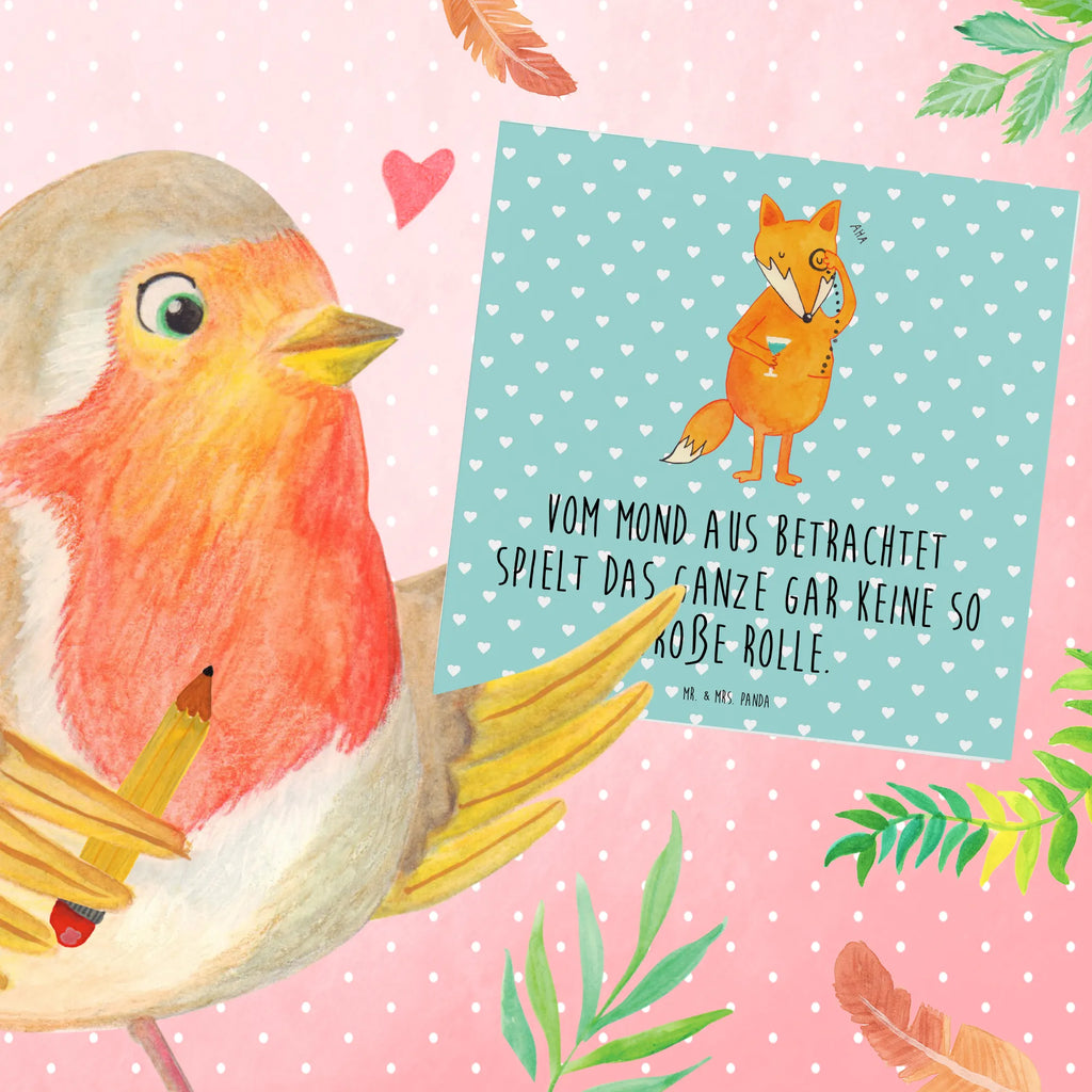 Deluxe Karte Fuchs Lord Hochwertige Grußkarte, Karte, Hochzeitskarte, Einladungskarte, Glückwunschkarte, Geburtstagskarte, Klappkarte, Grußkarte, Hochwertige Klappkarte, Fuchs, Liebeskummer Geschenk, tröstende Worte, Spruch lustig, Füchse, Motivation Spruch, Problemlösung