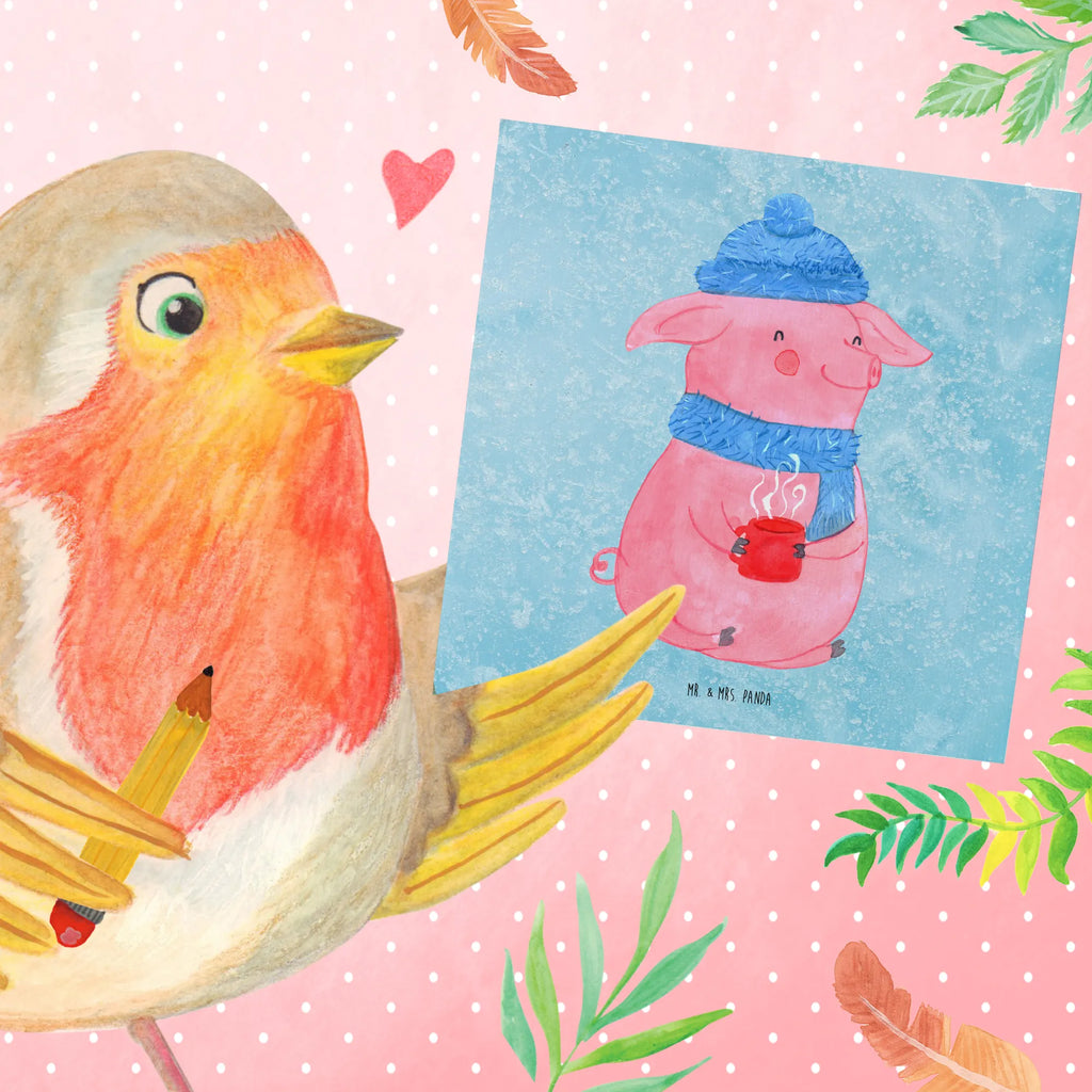 Deluxe Karte Schwein Glühwein Hochzeitskarte, Hochwertige Grußkarte, Einladungskarte, Hochwertige Klappkarte, Karte, Glückwunschkarte, Klappkarte, Geburtstagskarte, Grußkarte, Winter, Weihnachten, Weihnachtsdeko, Nikolaus, Advent, Heiligabend, Wintermotiv, Glühwein, Punsch, Weihnachtsmarkt, Glühschwein