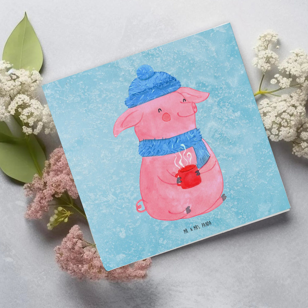 Deluxe Karte Schwein Glühwein Hochzeitskarte, Hochwertige Grußkarte, Einladungskarte, Hochwertige Klappkarte, Karte, Glückwunschkarte, Klappkarte, Geburtstagskarte, Grußkarte, Winter, Weihnachten, Weihnachtsdeko, Nikolaus, Advent, Heiligabend, Wintermotiv, Glühwein, Punsch, Weihnachtsmarkt, Glühschwein