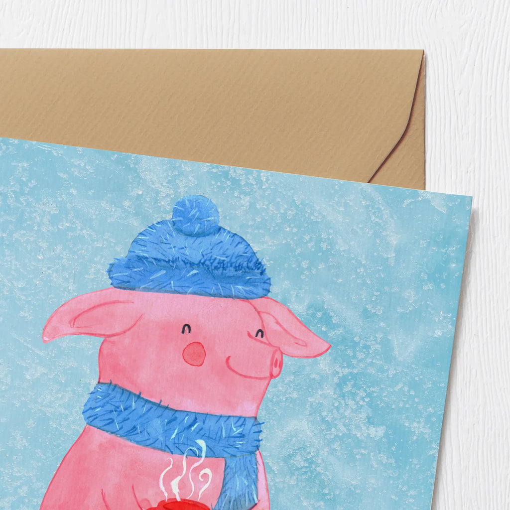 Deluxe Karte Schwein Glühwein Hochzeitskarte, Hochwertige Grußkarte, Einladungskarte, Hochwertige Klappkarte, Karte, Glückwunschkarte, Klappkarte, Geburtstagskarte, Grußkarte, Winter, Weihnachten, Weihnachtsdeko, Nikolaus, Advent, Heiligabend, Wintermotiv, Glühwein, Punsch, Weihnachtsmarkt, Glühschwein