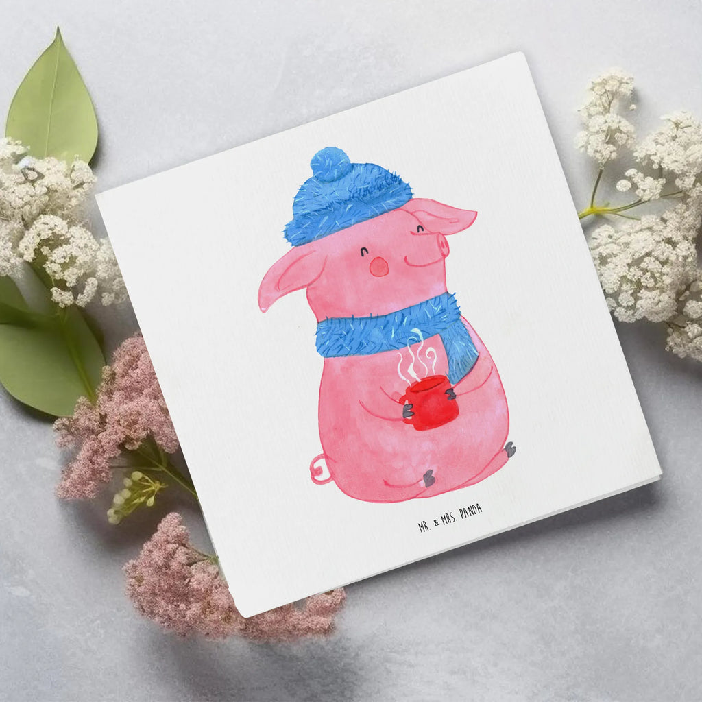 Deluxe Karte Schwein Glühwein Hochzeitskarte, Hochwertige Grußkarte, Einladungskarte, Hochwertige Klappkarte, Karte, Glückwunschkarte, Klappkarte, Geburtstagskarte, Grußkarte, Winter, Weihnachten, Weihnachtsdeko, Nikolaus, Advent, Heiligabend, Wintermotiv, Glühwein, Punsch, Weihnachtsmarkt, Glühschwein