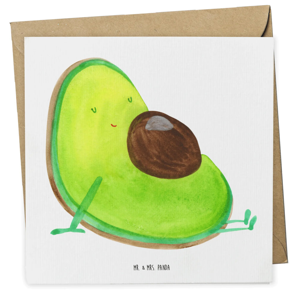 Deluxe Karte Avocado Schwangerschaft Klappkarte, Hochwertige Grußkarte, Karte, Glückwunschkarte, Geburtstagskarte, Einladungskarte, Hochzeitskarte, Grußkarte, Hochwertige Klappkarte, Avocado, Veggie, Vegan, Gesund, Babyshower, Babyparty, schwanger, Schwangerschaft