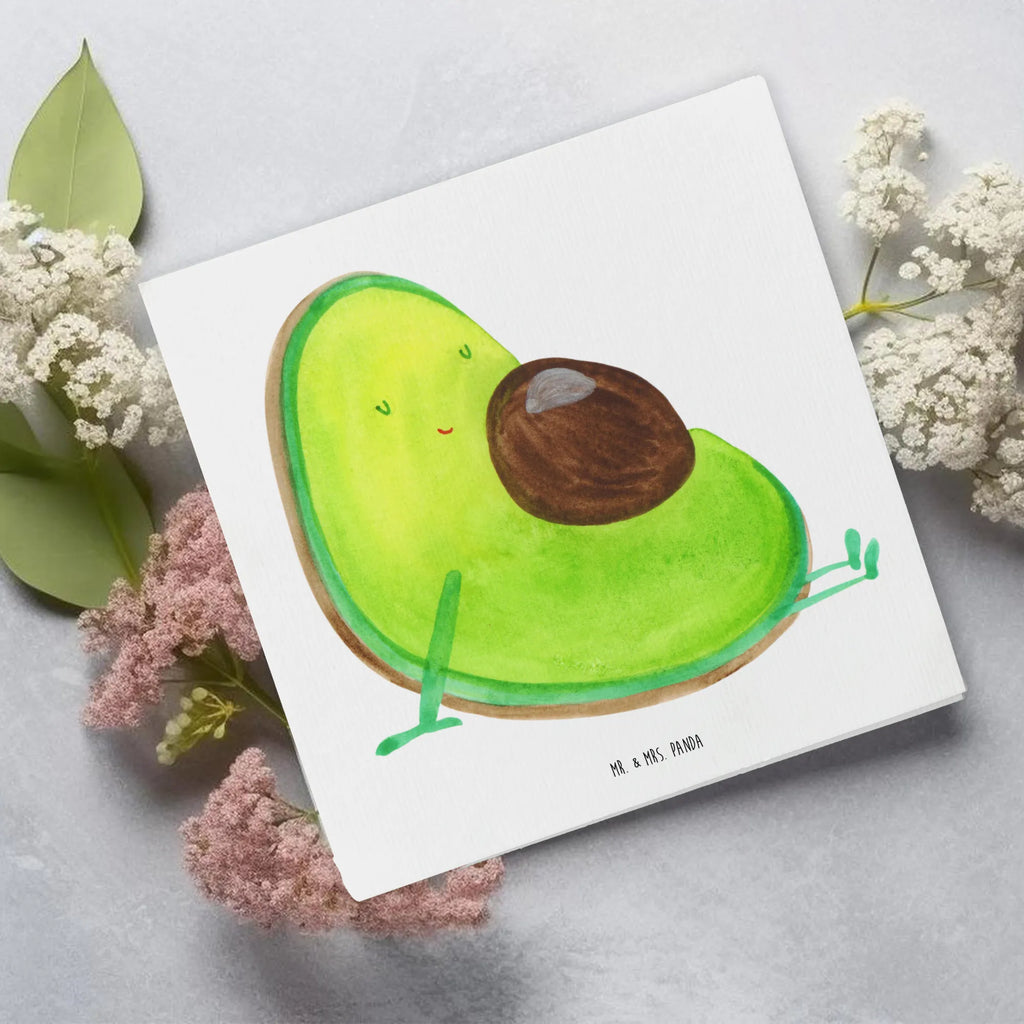 Deluxe Karte Avocado Schwangerschaft Klappkarte, Hochwertige Grußkarte, Karte, Glückwunschkarte, Geburtstagskarte, Einladungskarte, Hochzeitskarte, Grußkarte, Hochwertige Klappkarte, Avocado, Veggie, Vegan, Gesund, Babyshower, Babyparty, schwanger, Schwangerschaft
