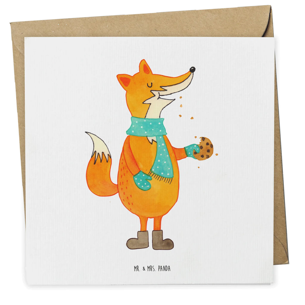 Deluxe Card Fox biscuit Einladungskarte, Karte, Glückwunschkarte, Geburtstagskarte, Hochwertige Klappkarte, Klappkarte, Hochwertige Grußkarte, Grußkarte, Hochzeitskarte, Fuchs, Kekse, Backen Spruch, Weihnachtszeit, Plätzchen, Küche Deko, Füchse, Winter, Liebe