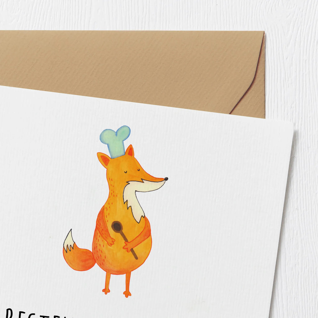 Deluxe Card Fox A cook Karte, Einladungskarte, Glückwunschkarte, Grußkarte, Hochzeitskarte, Klappkarte, Geburtstagskarte, Hochwertige Grußkarte, Hochwertige Klappkarte, Fuchs, Party Spruch, Küche Spruch, Küche Deko, Füchse, Köche, Koch Geschenk, Bäcker, Spruch lustig, witzig