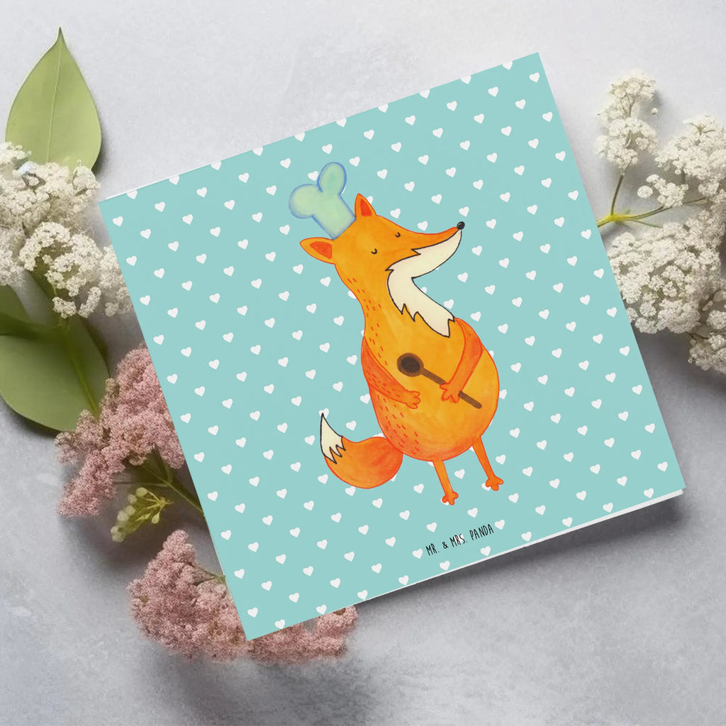 Deluxe Card Fox A cook Karte, Einladungskarte, Glückwunschkarte, Grußkarte, Hochzeitskarte, Klappkarte, Geburtstagskarte, Hochwertige Grußkarte, Hochwertige Klappkarte, Fuchs, Party Spruch, Küche Spruch, Küche Deko, Füchse, Köche, Koch Geschenk, Bäcker, Spruch lustig, witzig