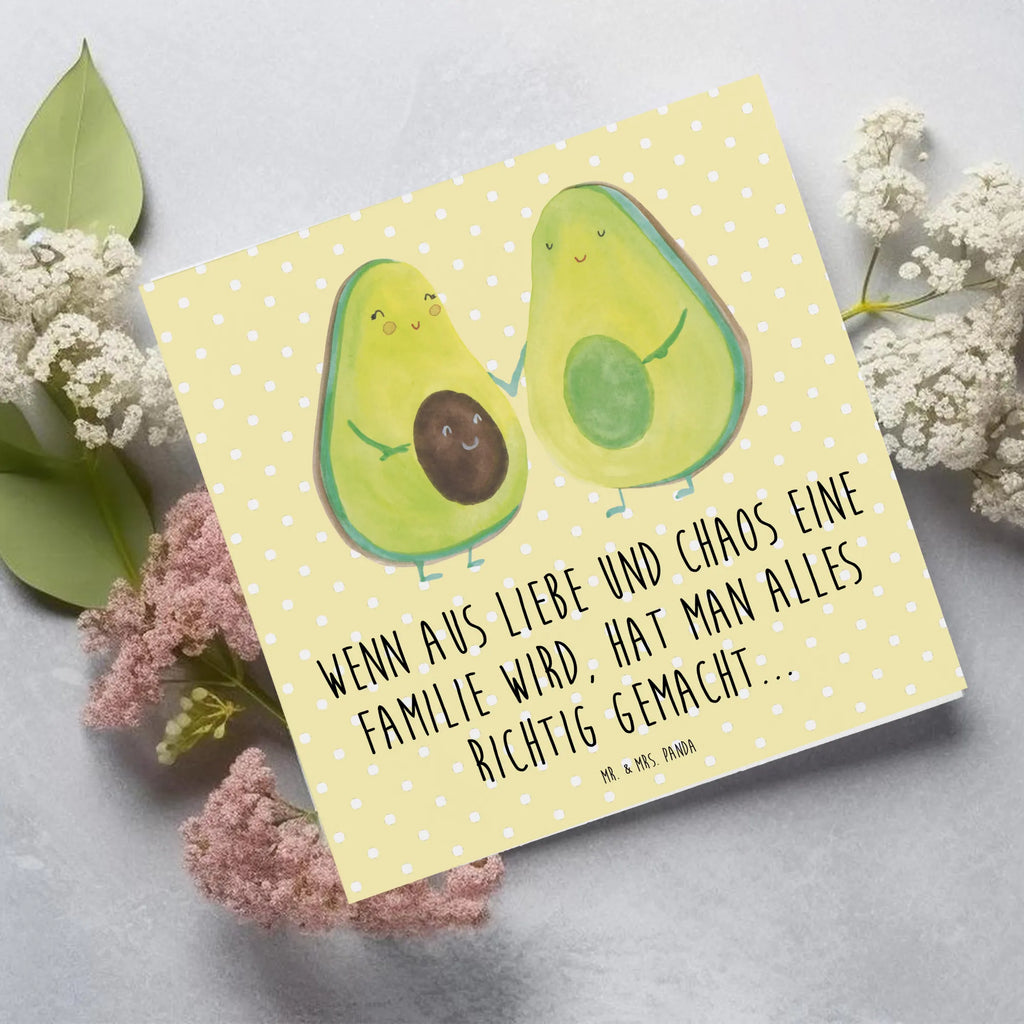 Deluxe Card avocado pair Karte, Einladungskarte, Hochwertige Grußkarte, Klappkarte, Geburtstagskarte, Hochzeitskarte, Hochwertige Klappkarte, Grußkarte, Glückwunschkarte, Avocado, Veggie, Vegan, Gesund, Kinder, Schwangerschaft, Hochzeit, Avocuddle, Avocados, Babyshower, Babyparty, Geburt, Liebe, Familie