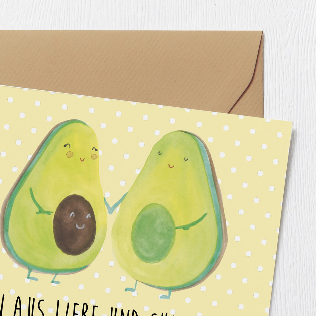 Deluxe Card avocado pair Karte, Einladungskarte, Hochwertige Grußkarte, Klappkarte, Geburtstagskarte, Hochzeitskarte, Hochwertige Klappkarte, Grußkarte, Glückwunschkarte, Avocado, Veggie, Vegan, Gesund, Kinder, Schwangerschaft, Hochzeit, Avocuddle, Avocados, Babyshower, Babyparty, Geburt, Liebe, Familie