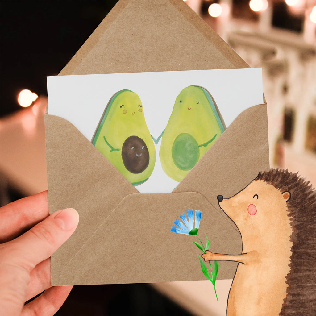 Deluxe Card avocado pair Karte, Einladungskarte, Hochwertige Grußkarte, Klappkarte, Geburtstagskarte, Hochzeitskarte, Hochwertige Klappkarte, Grußkarte, Glückwunschkarte, Avocado, Veggie, Vegan, Gesund, Kinder, Schwangerschaft, Hochzeit, Avocuddle, Avocados, Babyshower, Babyparty, Geburt, Liebe, Familie