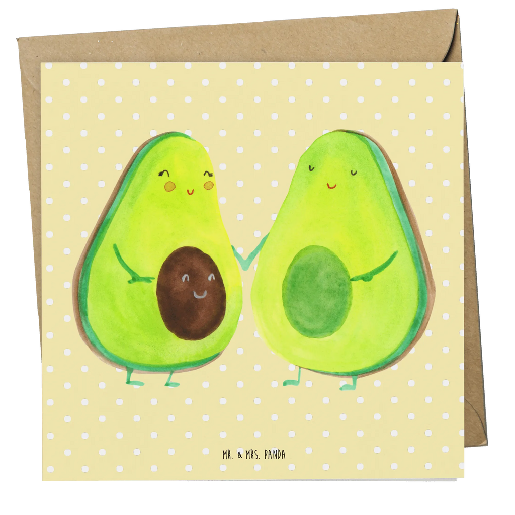 Deluxe Card avocado pair Karte, Einladungskarte, Hochwertige Grußkarte, Klappkarte, Geburtstagskarte, Hochzeitskarte, Hochwertige Klappkarte, Grußkarte, Glückwunschkarte, Avocado, Veggie, Vegan, Gesund, Kinder, Schwangerschaft, Hochzeit, Avocuddle, Avocados, Babyshower, Babyparty, Geburt, Liebe, Familie