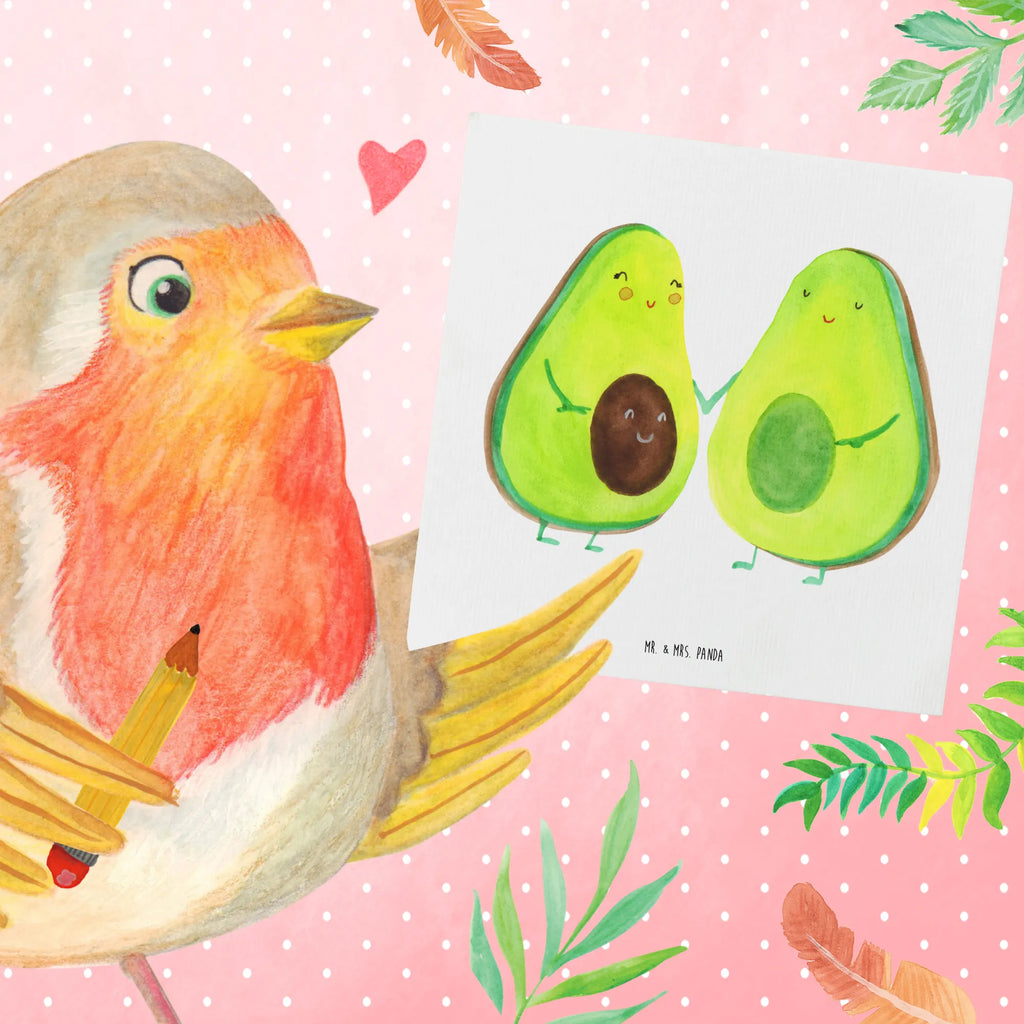 Deluxe Card avocado pair Karte, Einladungskarte, Hochwertige Grußkarte, Klappkarte, Geburtstagskarte, Hochzeitskarte, Hochwertige Klappkarte, Grußkarte, Glückwunschkarte, Avocado, Veggie, Vegan, Gesund, Kinder, Schwangerschaft, Hochzeit, Avocuddle, Avocados, Babyshower, Babyparty, Geburt, Liebe, Familie