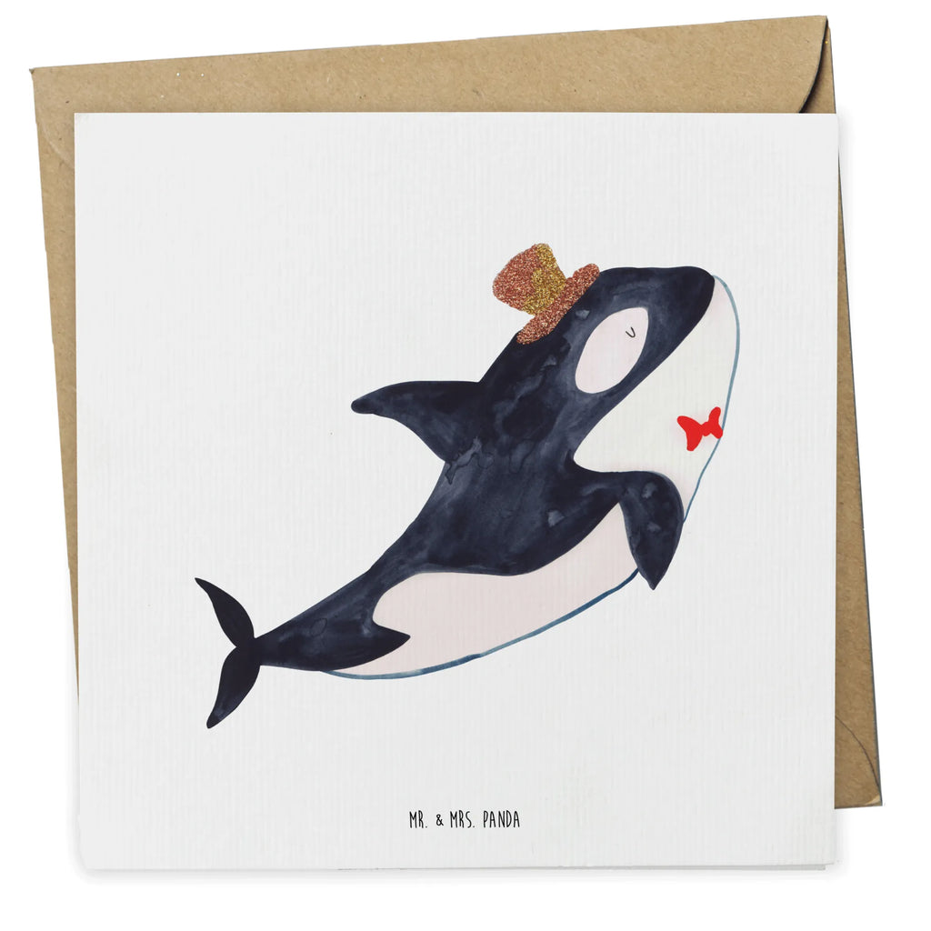 Deluxe Karte Orca Zylinder Klappkarte, Grußkarte, Karte, Hochzeitskarte, Hochwertige Klappkarte, Geburtstagskarte, Einladungskarte, Glückwunschkarte, Hochwertige Grußkarte, Meerestiere, Meer, Urlaub, Konfetti, Glitter, Fest, Feier, Orca, Fete, Glitzer, Narwal, Geburtstag, Glückwunsch