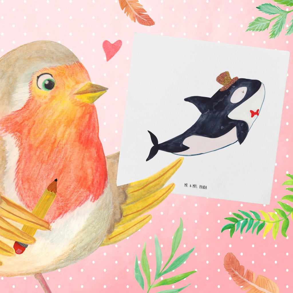 Deluxe Karte Orca Zylinder Klappkarte, Grußkarte, Karte, Hochzeitskarte, Hochwertige Klappkarte, Geburtstagskarte, Einladungskarte, Glückwunschkarte, Hochwertige Grußkarte, Meerestiere, Meer, Urlaub, Konfetti, Glitter, Fest, Feier, Orca, Fete, Glitzer, Narwal, Geburtstag, Glückwunsch