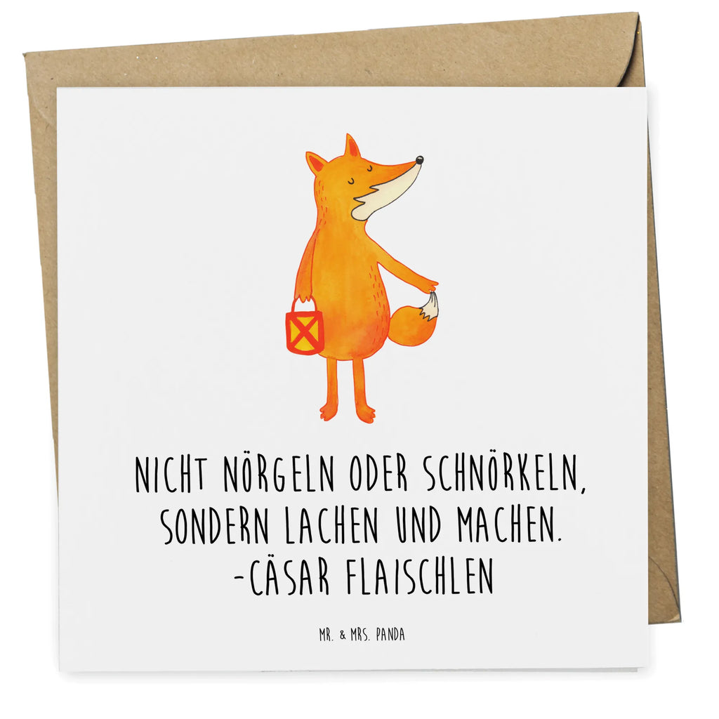 Deluxe Card Fox Lantern Einladungskarte, Geburtstagskarte, Karte, Glückwunschkarte, Hochzeitskarte, Hochwertige Grußkarte, Grußkarte, Klappkarte, Hochwertige Klappkarte, Fuchs, Sankt Martin, Laternenumzug, Liebeskummer Spruch, Laterne, Spruch trösten, Aufmuntern, Füchse, Cäsar Otto Hugo Flaischlen