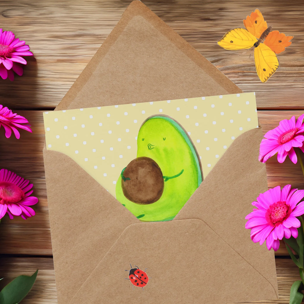 Deluxe Karte Avocado Pfeifen Hochwertige Grußkarte, Klappkarte, Karte, Glückwunschkarte, Grußkarte, Einladungskarte, Hochwertige Klappkarte, Geburtstagskarte, Hochzeitskarte, Avocado, Veggie, Vegan, Gesund, Diät, Ernährung, dick sein, Abnehmen