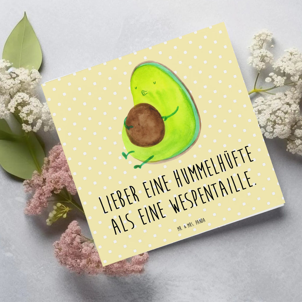 Deluxe Karte Avocado Pfeifen Hochwertige Grußkarte, Klappkarte, Karte, Glückwunschkarte, Grußkarte, Einladungskarte, Hochwertige Klappkarte, Geburtstagskarte, Hochzeitskarte, Avocado, Veggie, Vegan, Gesund, Diät, Ernährung, dick sein, Abnehmen