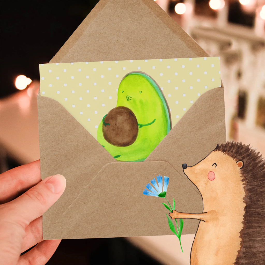 Deluxe Karte Avocado Pfeifen Hochwertige Grußkarte, Klappkarte, Karte, Glückwunschkarte, Grußkarte, Einladungskarte, Hochwertige Klappkarte, Geburtstagskarte, Hochzeitskarte, Avocado, Veggie, Vegan, Gesund, Diät, Ernährung, dick sein, Abnehmen