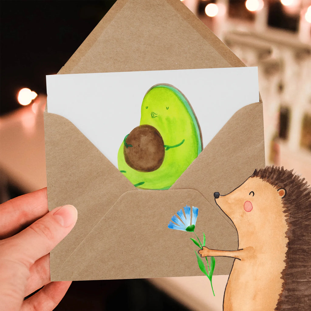 Deluxe Karte Avocado Pfeifen Hochwertige Grußkarte, Klappkarte, Karte, Glückwunschkarte, Grußkarte, Einladungskarte, Hochwertige Klappkarte, Geburtstagskarte, Hochzeitskarte, Avocado, Veggie, Vegan, Gesund, Diät, Ernährung, dick sein, Abnehmen