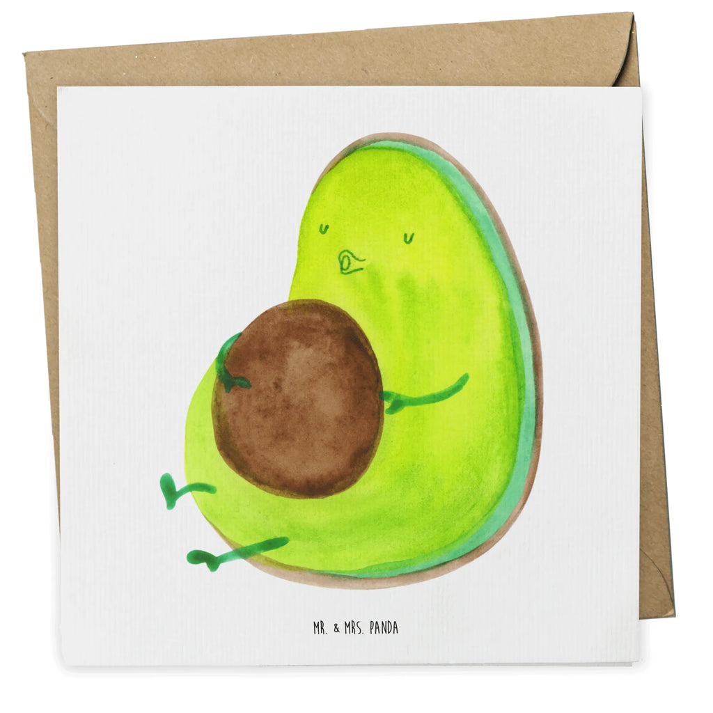 Deluxe Karte Avocado Pfeifen Hochwertige Grußkarte, Klappkarte, Karte, Glückwunschkarte, Grußkarte, Einladungskarte, Hochwertige Klappkarte, Geburtstagskarte, Hochzeitskarte, Avocado, Veggie, Vegan, Gesund, Diät, Ernährung, dick sein, Abnehmen