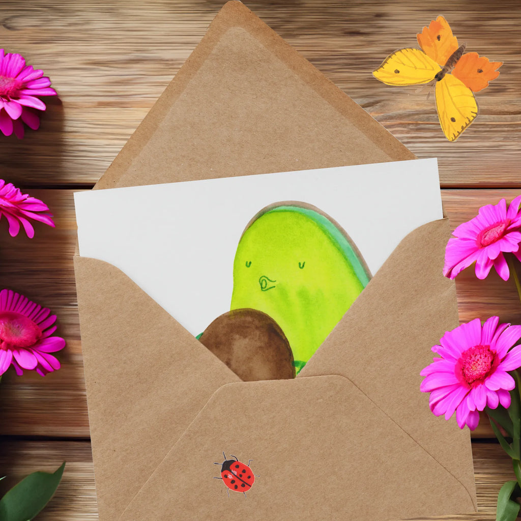 Deluxe Karte Avocado Pfeifen Hochwertige Grußkarte, Klappkarte, Karte, Glückwunschkarte, Grußkarte, Einladungskarte, Hochwertige Klappkarte, Geburtstagskarte, Hochzeitskarte, Avocado, Veggie, Vegan, Gesund, Diät, Ernährung, dick sein, Abnehmen