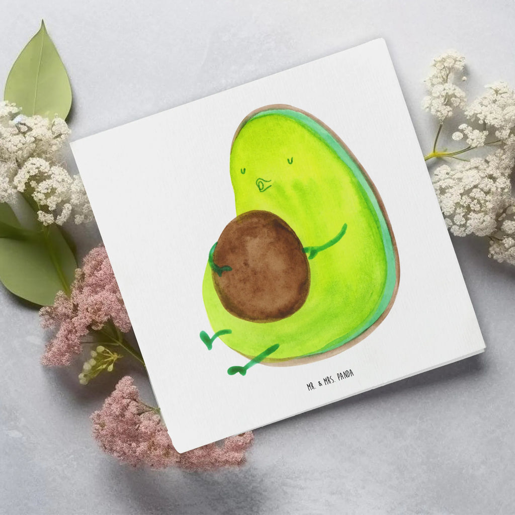 Deluxe Karte Avocado Pfeifen Hochwertige Grußkarte, Klappkarte, Karte, Glückwunschkarte, Grußkarte, Einladungskarte, Hochwertige Klappkarte, Geburtstagskarte, Hochzeitskarte, Avocado, Veggie, Vegan, Gesund, Diät, Ernährung, dick sein, Abnehmen