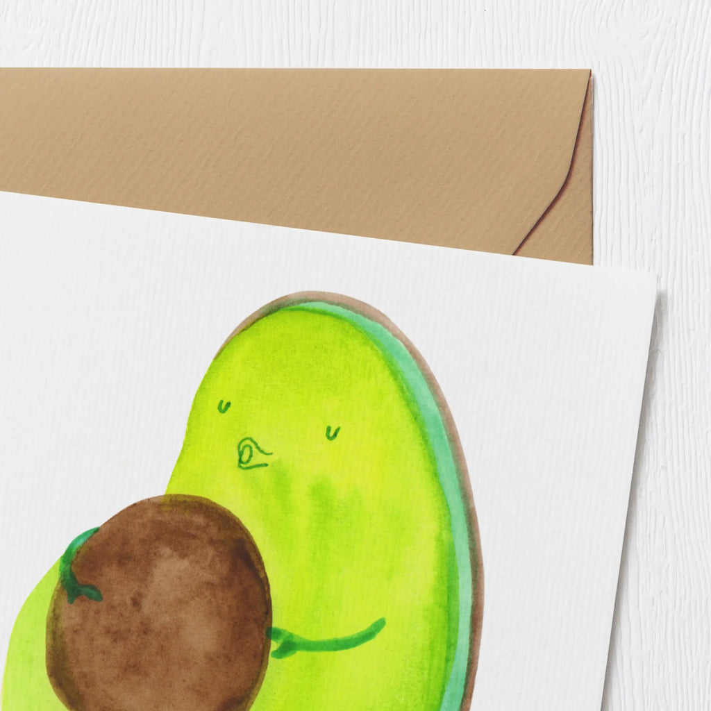 Deluxe Karte Avocado Pfeifen Hochwertige Grußkarte, Klappkarte, Karte, Glückwunschkarte, Grußkarte, Einladungskarte, Hochwertige Klappkarte, Geburtstagskarte, Hochzeitskarte, Avocado, Veggie, Vegan, Gesund, Diät, Ernährung, dick sein, Abnehmen