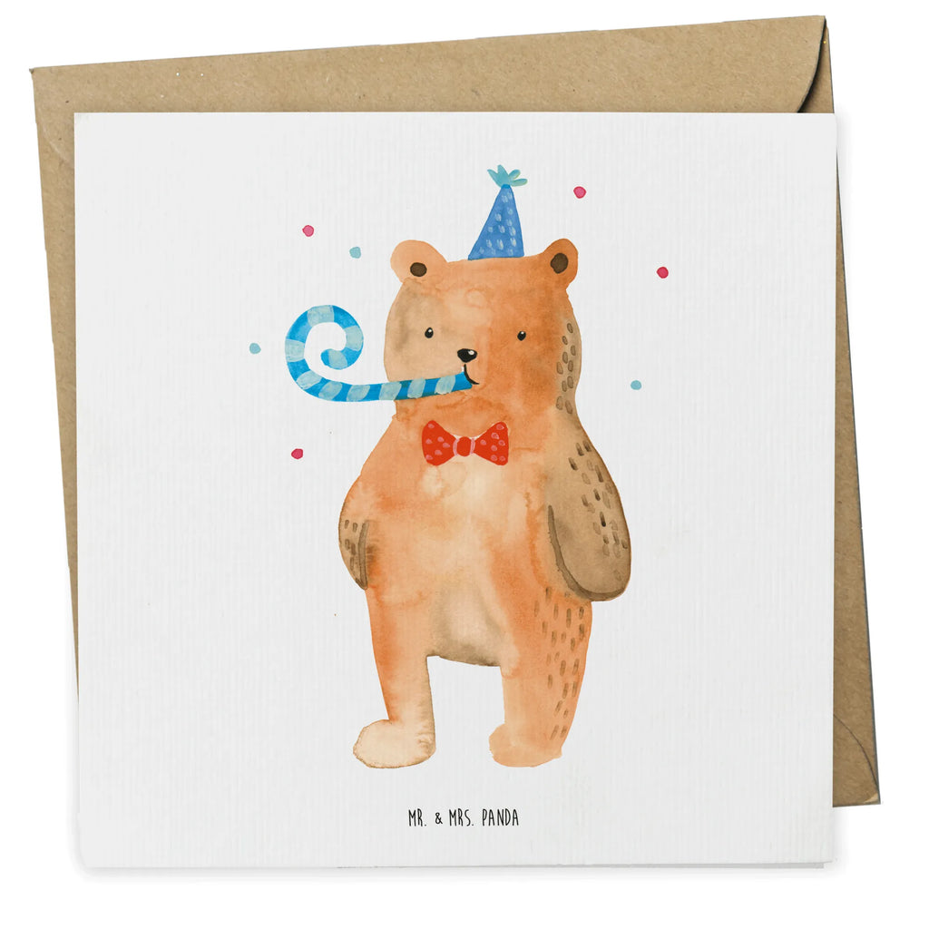 Deluxe Card bear Birthday Hochzeitskarte, Karte, Hochwertige Grußkarte, Einladungskarte, Hochwertige Klappkarte, Glückwunschkarte, Grußkarte, Klappkarte, Geburtstagskarte, Bär, Teddy, Teddybär, Alles Gute, Glückwunsch, Happy Birthday, Geburtstag