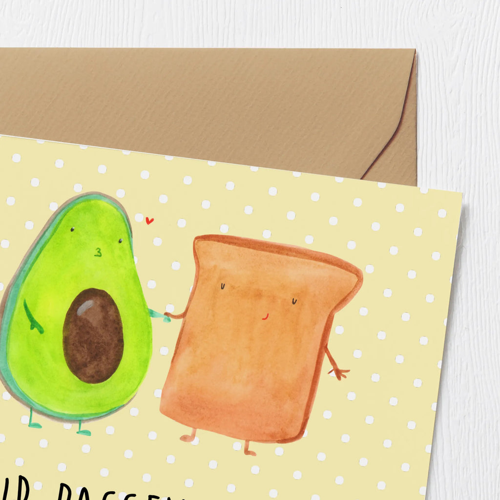 Deluxe Card avocado toast Glückwunschkarte, Karte, Einladungskarte, Klappkarte, Hochwertige Klappkarte, Hochwertige Grußkarte, Geburtstagskarte, Grußkarte, Hochzeitskarte, Avocado, Veggie, Vegan, Gesund, Freundin, Verlobungsparty, Hochzeitsgeschenk, Jahrestagsgeschenk, Freund, Toast, Pärchen, Jahrestag, Liebespaar, Hochzeit, Toastbrot, Verlobt