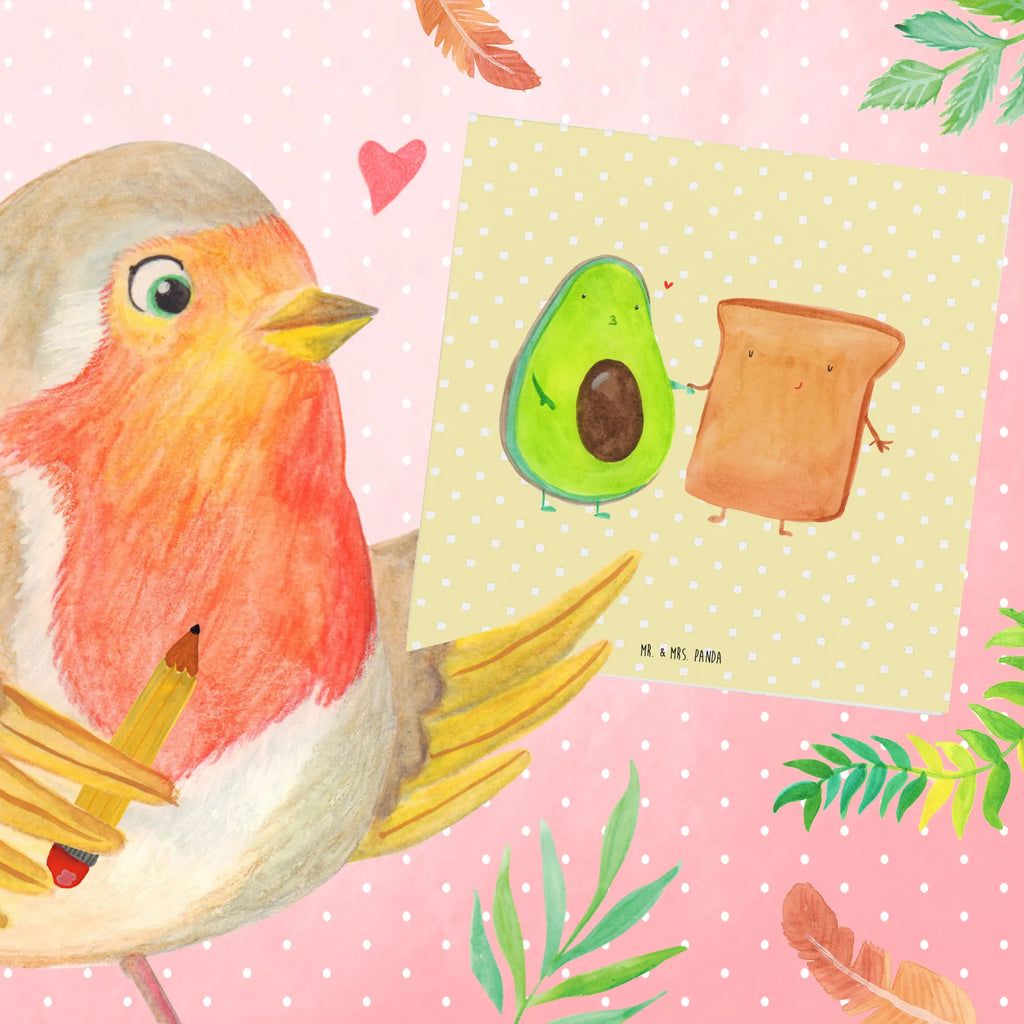 Deluxe Card avocado toast Glückwunschkarte, Karte, Einladungskarte, Klappkarte, Hochwertige Klappkarte, Hochwertige Grußkarte, Geburtstagskarte, Grußkarte, Hochzeitskarte, Avocado, Veggie, Vegan, Gesund, Freundin, Verlobungsparty, Hochzeitsgeschenk, Jahrestagsgeschenk, Freund, Toast, Pärchen, Jahrestag, Liebespaar, Hochzeit, Toastbrot, Verlobt