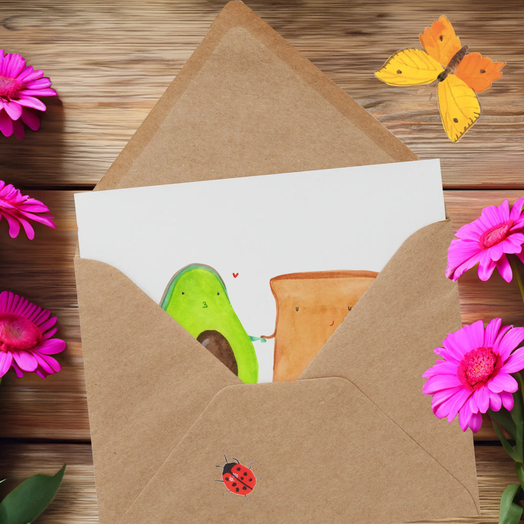 Deluxe Card avocado toast Glückwunschkarte, Karte, Einladungskarte, Klappkarte, Hochwertige Klappkarte, Hochwertige Grußkarte, Geburtstagskarte, Grußkarte, Hochzeitskarte, Avocado, Veggie, Vegan, Gesund, Freundin, Verlobungsparty, Hochzeitsgeschenk, Jahrestagsgeschenk, Freund, Toast, Pärchen, Jahrestag, Liebespaar, Hochzeit, Toastbrot, Verlobt