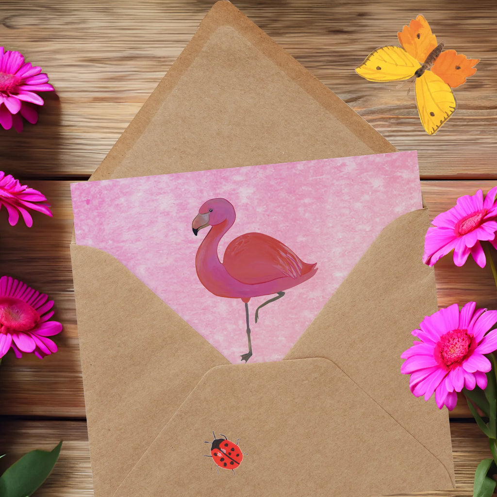 Deluxe Karte Flamingo Classic Hochwertige Grußkarte, Klappkarte, Karte, Einladungskarte, Geburtstagskarte, Hochzeitskarte, Grußkarte, Hochwertige Klappkarte, Glückwunschkarte, Flamingo, Tochter, Außenseiter, ich, Stolz, Freundin, für mich, Einzigartig, Freundinnen, Sohn, Selbstliebe, Geschwister, Spruch