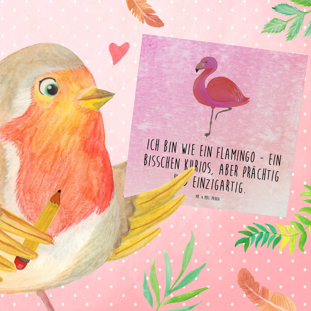 Deluxe Karte Flamingo Classic Hochwertige Grußkarte, Klappkarte, Karte, Einladungskarte, Geburtstagskarte, Hochzeitskarte, Grußkarte, Hochwertige Klappkarte, Glückwunschkarte, Flamingo, Tochter, Außenseiter, ich, Stolz, Freundin, für mich, Einzigartig, Freundinnen, Sohn, Selbstliebe, Geschwister, Spruch