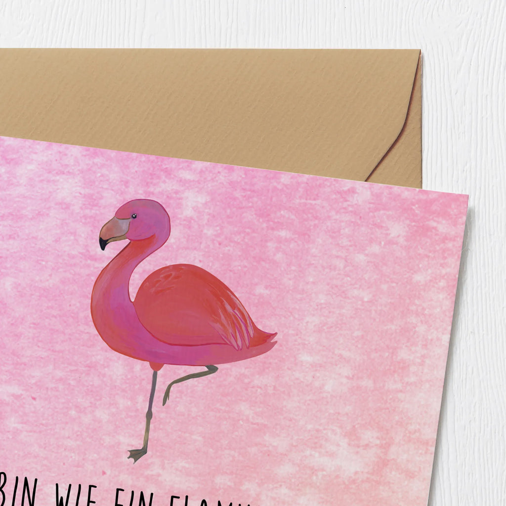 Deluxe Karte Flamingo Classic Hochwertige Grußkarte, Klappkarte, Karte, Einladungskarte, Geburtstagskarte, Hochzeitskarte, Grußkarte, Hochwertige Klappkarte, Glückwunschkarte, Flamingo, Tochter, Außenseiter, ich, Stolz, Freundin, für mich, Einzigartig, Freundinnen, Sohn, Selbstliebe, Geschwister, Spruch