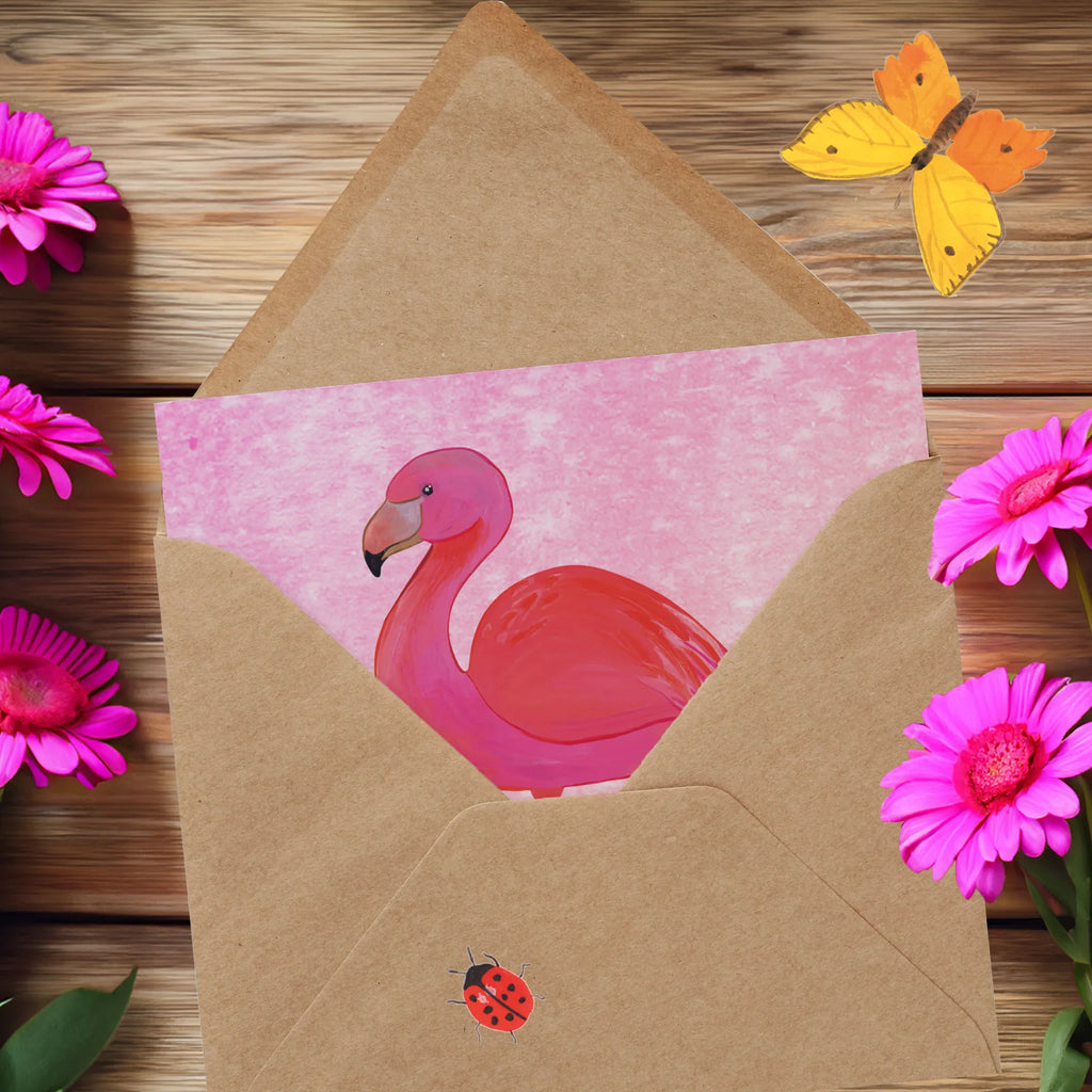 Deluxe Karte Flamingo Classic Hochwertige Grußkarte, Klappkarte, Karte, Einladungskarte, Geburtstagskarte, Hochzeitskarte, Grußkarte, Hochwertige Klappkarte, Glückwunschkarte, Flamingo, Tochter, Außenseiter, ich, Stolz, Freundin, für mich, Einzigartig, Freundinnen, Sohn, Selbstliebe, Geschwister, Spruch